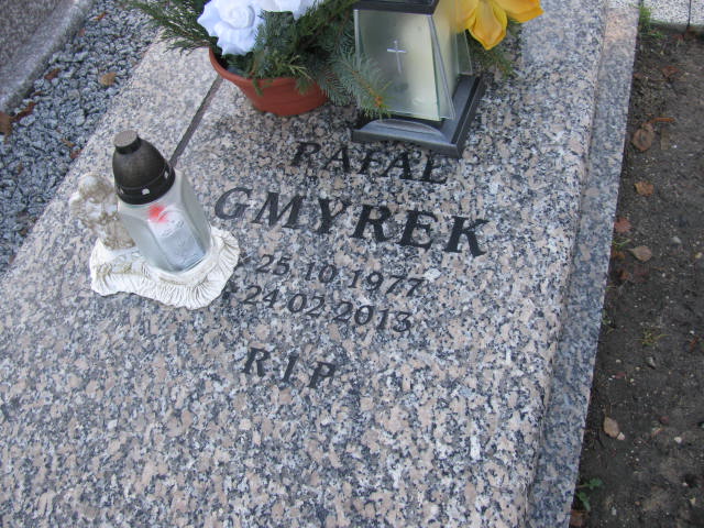Rafał Gmyrek 1977 Pyskowice - Grobonet - Wyszukiwarka osób pochowanych