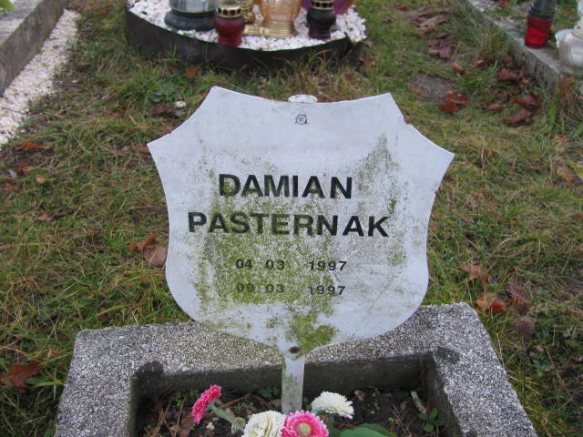 Damian Pasternak 1997 Pyskowice - Grobonet - Wyszukiwarka osób pochowanych