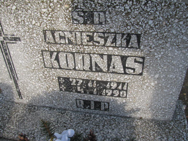 Agnieszka Kornas 1911 Pyskowice - Grobonet - Wyszukiwarka osób pochowanych