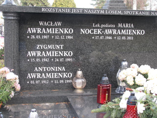 Wacław Awramienko 1907 Pyskowice - Grobonet - Wyszukiwarka osób pochowanych