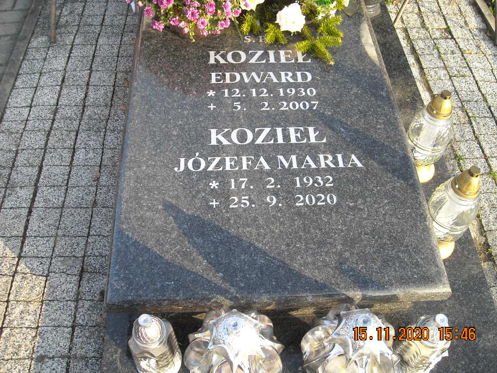 Edward Kozieł 1930 Pyskowice - Grobonet - Wyszukiwarka osób pochowanych