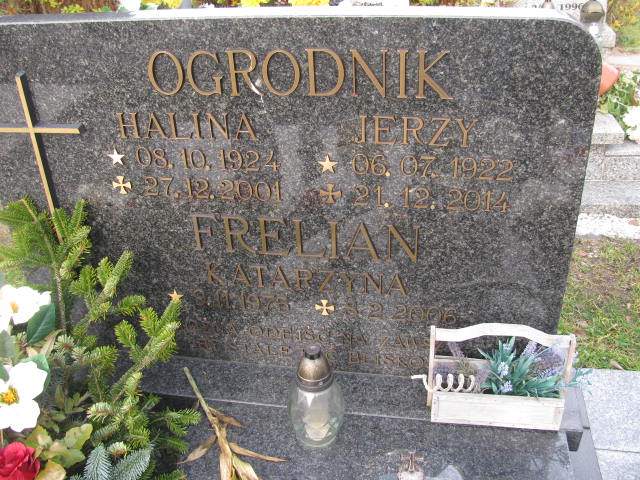 Halina Ogrodnik 1924 Pyskowice - Grobonet - Wyszukiwarka osób pochowanych