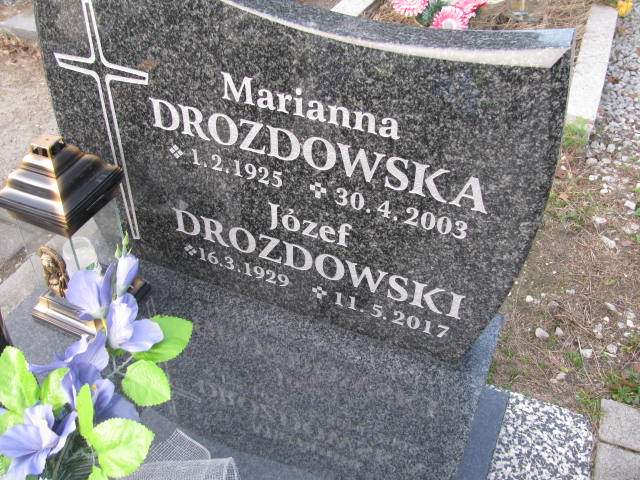 Józef Drozdowski 1929 Pyskowice - Grobonet - Wyszukiwarka osób pochowanych