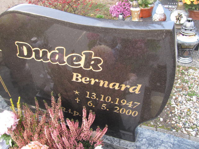 Bernard Dudek 1947 Pyskowice - Grobonet - Wyszukiwarka osób pochowanych