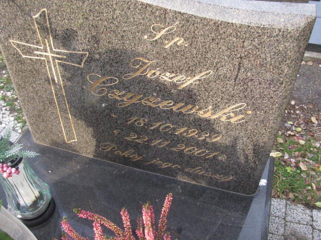 Józef Czyżewski 1939 Pyskowice - Grobonet - Wyszukiwarka osób pochowanych