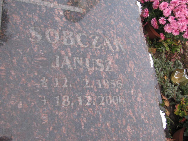 Janusz Sobczak 1955 Pyskowice - Grobonet - Wyszukiwarka osób pochowanych