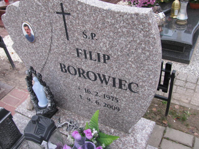 Filip Borowiec 1975 Pyskowice - Grobonet - Wyszukiwarka osób pochowanych