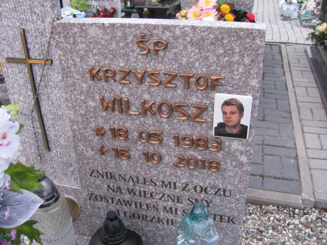 Krzysztof Wilkosz 1983 Pyskowice - Grobonet - Wyszukiwarka osób pochowanych