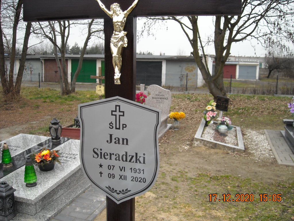 Jan Sieradzki 1931 Pyskowice - Grobonet - Wyszukiwarka osób pochowanych