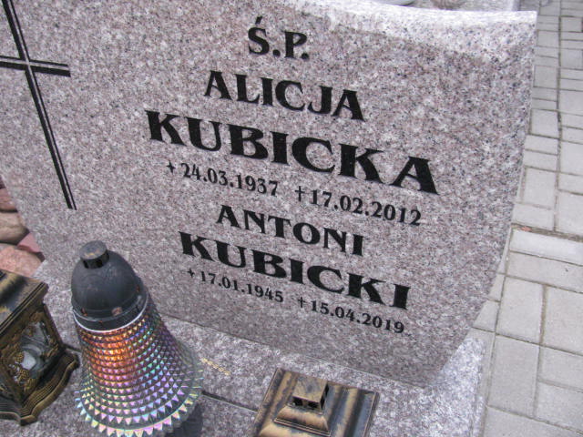 Antoni Kubicki 1945 Pyskowice - Grobonet - Wyszukiwarka osób pochowanych
