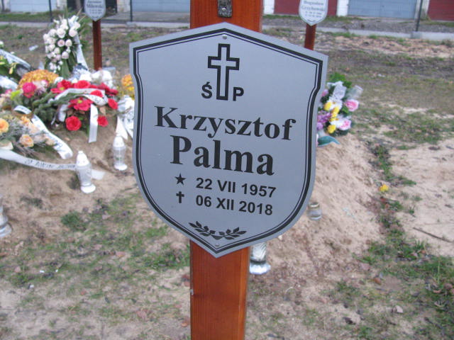 Krzysztof Palma 1957 Pyskowice - Grobonet - Wyszukiwarka osób pochowanych